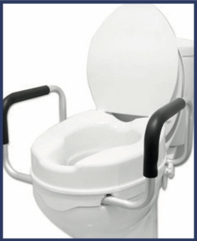 Commode Raiser with Handle — Scanda Enterprises, medical supplies Moosapet Hyderabad
